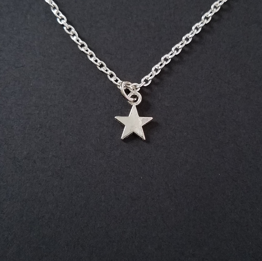 New Silver Star Necklace Star Jeweley Star